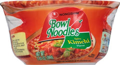 Nongshim Ramen Noodles, Gourmet Instant Ramen bowl, Premium Microwavable Noodle Soup, Kimchi, 3.03 Ounce (Pack of 1)