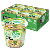 Nongshim Soon Cup Noodle Soup, Veggie, 2.6 Ounce (Pack of 6)