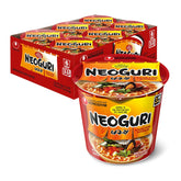 Nongshim Ramen Noodles, Gourmet Instant Ramen cup, Premium Microwavable Noodle Soup, Neoguri Spicy Seafood, 2.64 Ounce (Pack of 6)