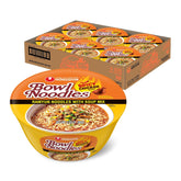 Nongshim Spicy Chicken Noodle Soup Bowl Soup Mix, 6 Pack, Korean-Style Ramen Noodle Instant Soup, Microwaveable