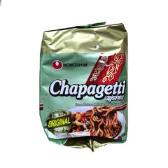 Nongshim Chapagetti Chajang Noodle, 4.5-oz 5 Packs (Made in USA)