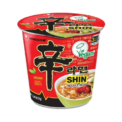 Nongshim Shin Ramyun Vegan,2.64 Ounce,(Pack of 12)