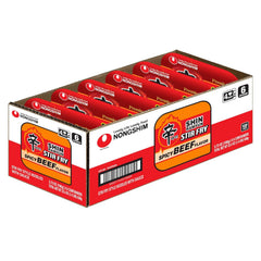 Nongshim Ramen Noodles, Gourmet Instant Ramen Bowl, Premium Microwavable Noodle, Stir-Fry Square, 3.73 Ounce (Pack of 6)