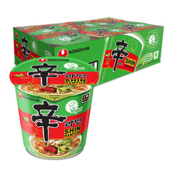 Nongshim Shin Ramyun Vegan, 2.64 Ounce, Pack of 6