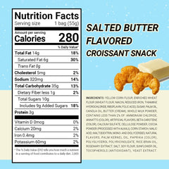 Nongshim Ppang Bujang Salted Butter Roll Snack - Savory and Salty Baked Good with Salted Butter, Croissant Shaped, Soft and Crunchy Korean Snack, 1.94 oz (Pack of 16)
