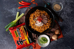 Nongshim Ramen Noodles, Gourmet Instant Ramen Bowl, Premium Microwavable Noodle, Stir-Fry Square, 3.73 Ounce (Pack of 6)