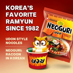 Nongshim Neoguri Spicy Seafood with Udon-Style Noodle, 4.2 Ounce (Pack of 10)