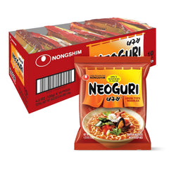 Nongshim Neoguri Spicy Seafood with Udon-Style Noodle, 4.2 Ounce (Pack of 10)