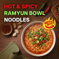 Nongshim Ramen Noodles, Gourmet Instant Ramen bowl, Premium Microwavable Noodle Soup, Hot & Spicy, 3.03 Ounce (Pack of 12)
